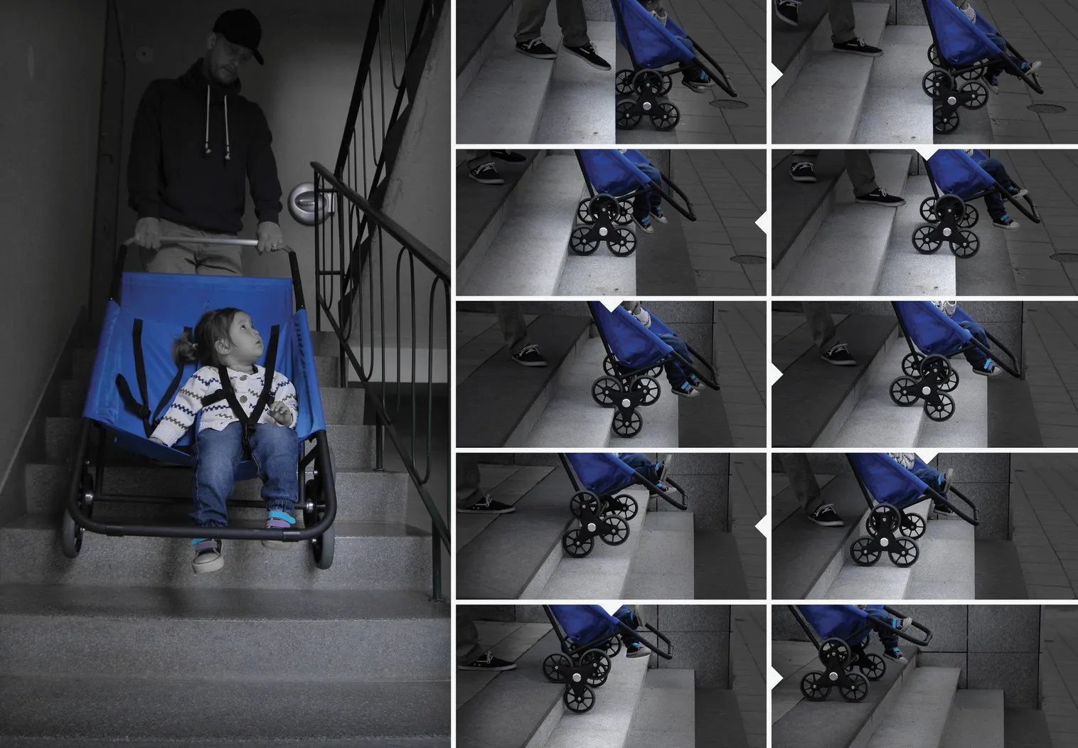T(w)o Go, une poussette adaptée à la ville par Jade Olsson — photo 2