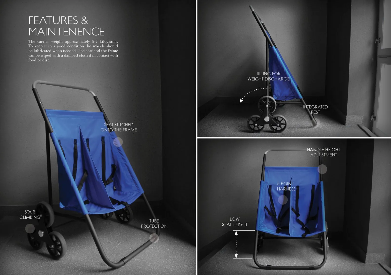 T(w)o Go, une poussette adaptée à la ville par Jade Olsson — photo 3
