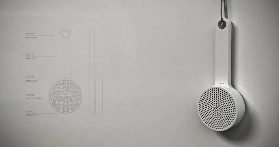 Une radio design pour la douche et la cuisine — photo 1
