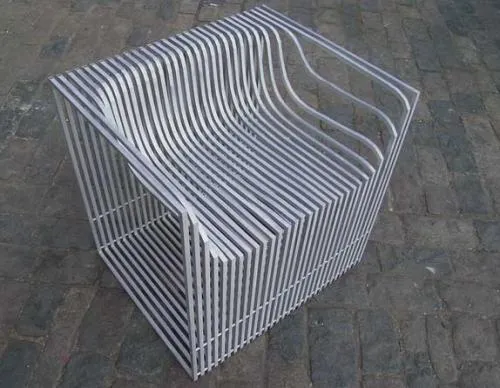 impression chair Julian Mayor chaise aluminium