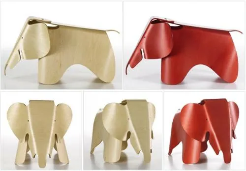 Elephants Plywood by Eames