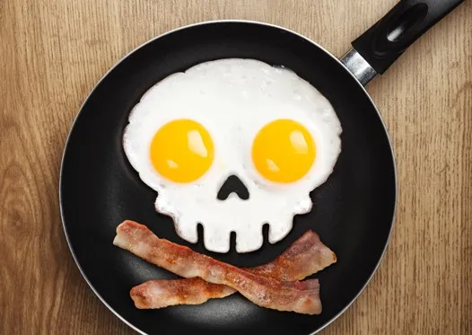 Des oeufs en forme de tête de mort! — photo 2