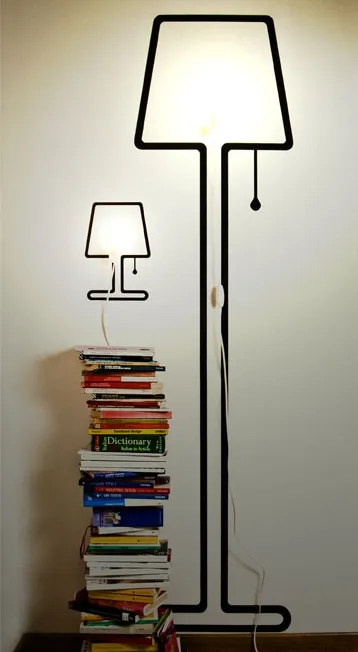 Sticker lampe — photo 1