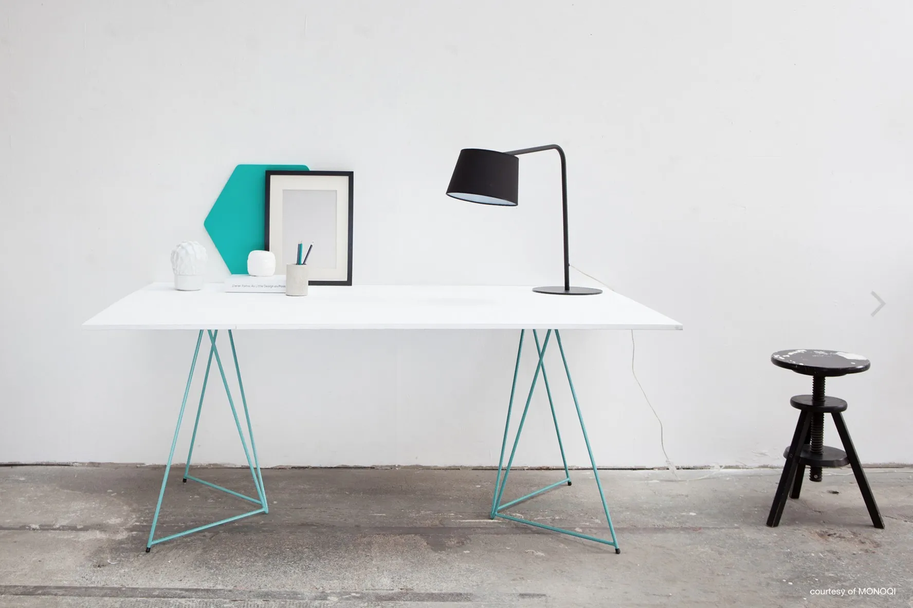 Tréteaux design pour bureau Diamond Green — photo 2