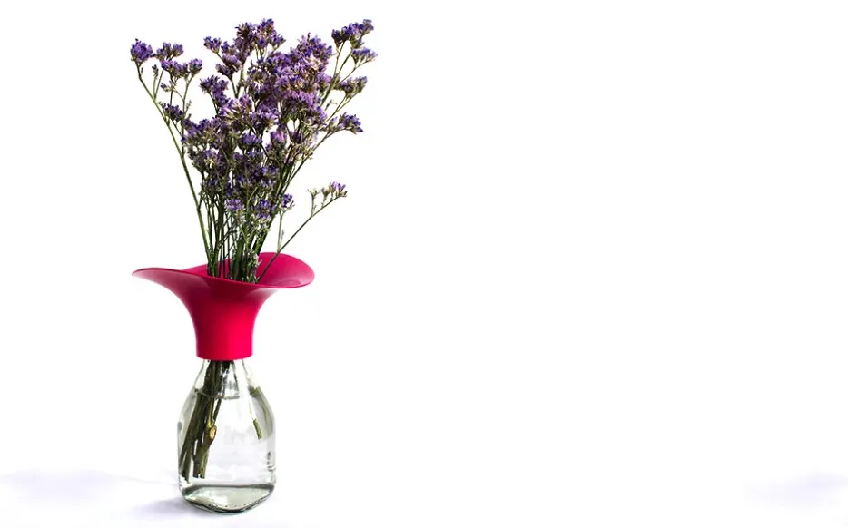 Flower cap pour transformer une bouteille en vase — photo 1