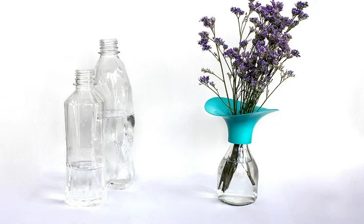 Flower cap pour transformer une bouteille en vase — photo 3