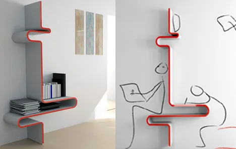 Shelving Or Desk yanko design