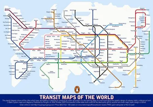 Transit Maps of the World