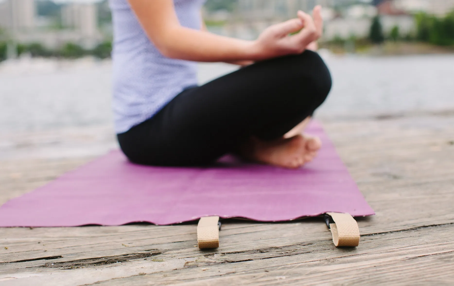 Yogo Mat le tapis de sol pour Yoga écologique et pratique — photo 1
